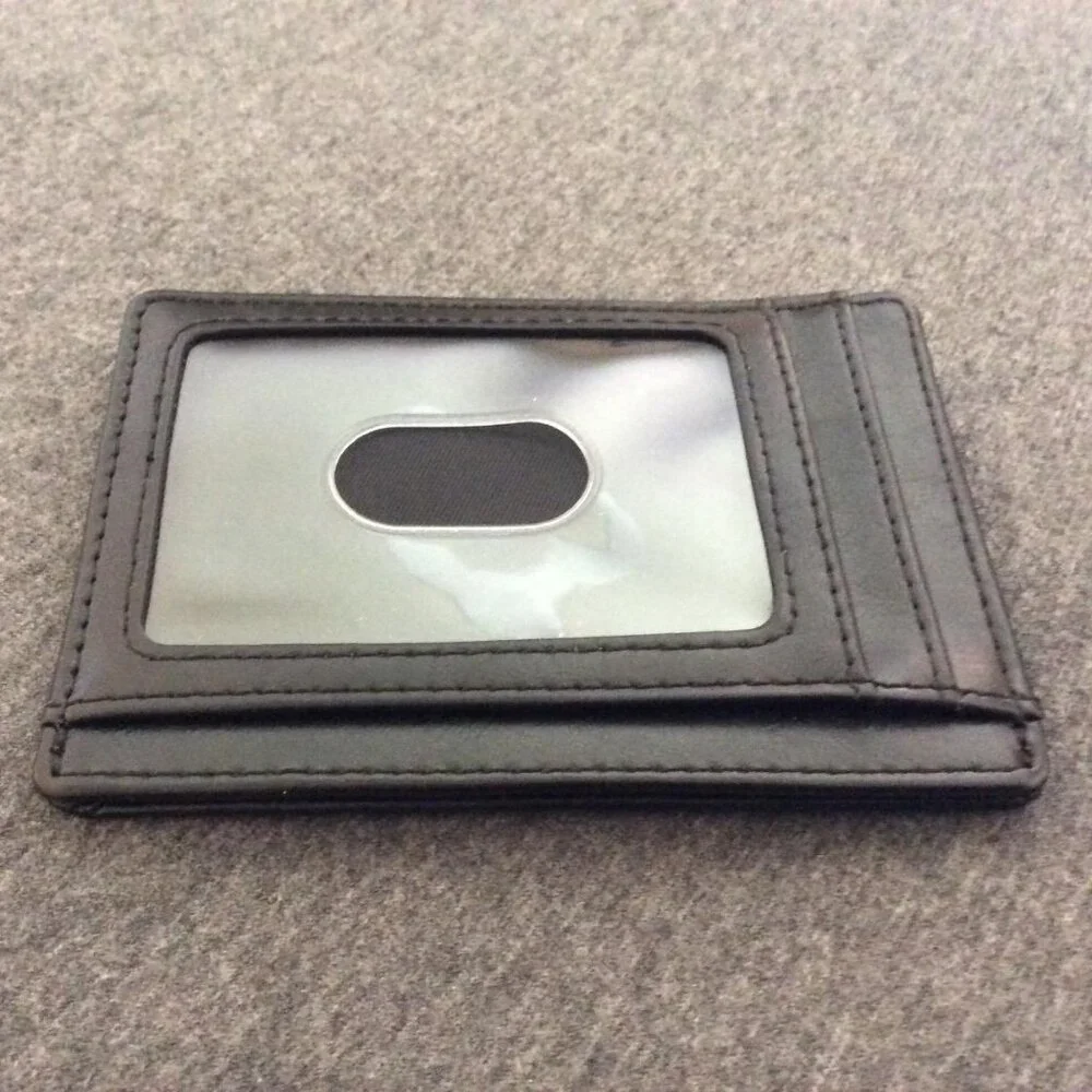 Slim Minimalist Front Pocket RFID Blocking Leather Wallets for Men and Women
